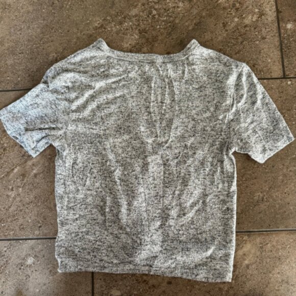 Bluenotes Grey Front Tie cotton T-shirt - Picture 2 of 3
